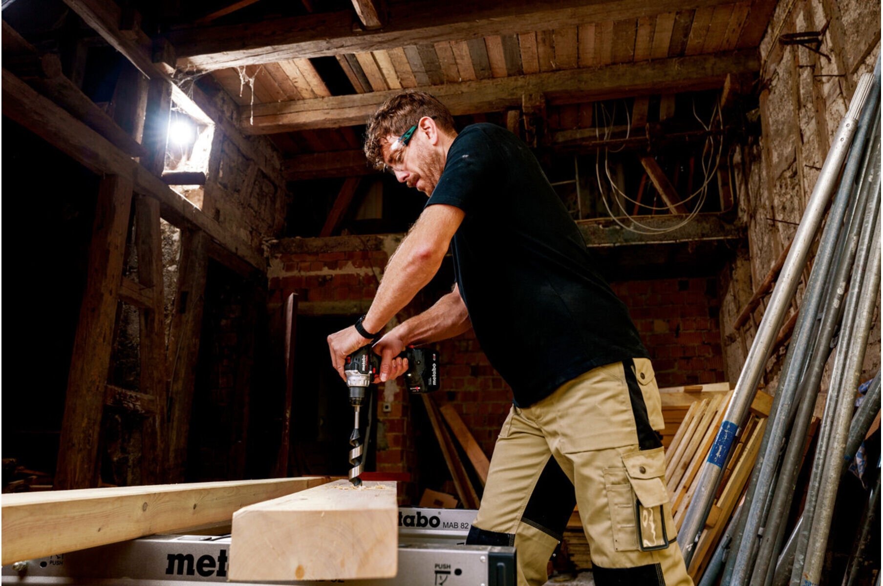 Metabo Holz-Schlangenbohrer 22,0 x 460 mm, mit Sechskantschaft (627144000)