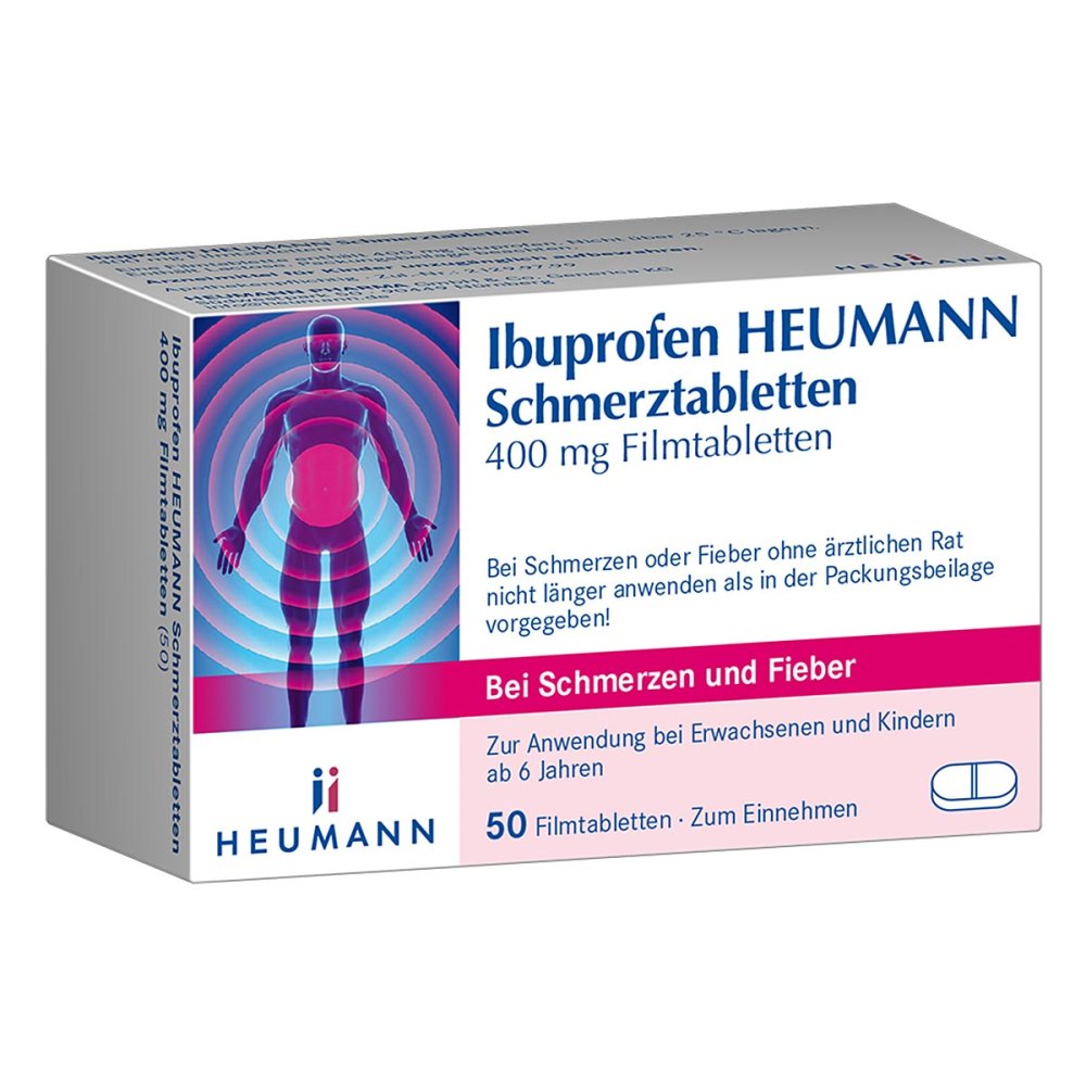 HEUMANN PHARMA GmbH & Co. Generica KG Ibuprofen Heumann Schmerztabletten 400mg 07728561