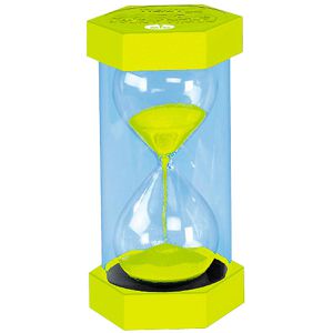 Eduplay Sanduhr Giga, 120180, 45 Minuten, gelb, Höhe 30 cm
