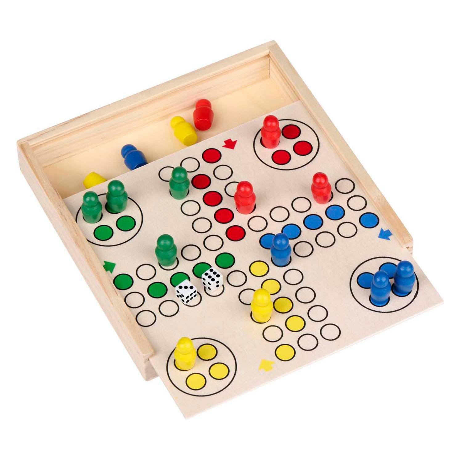 Eddy Toys Ludo Spiel 15x15cm (2 - 4 Spieler) (43137086)