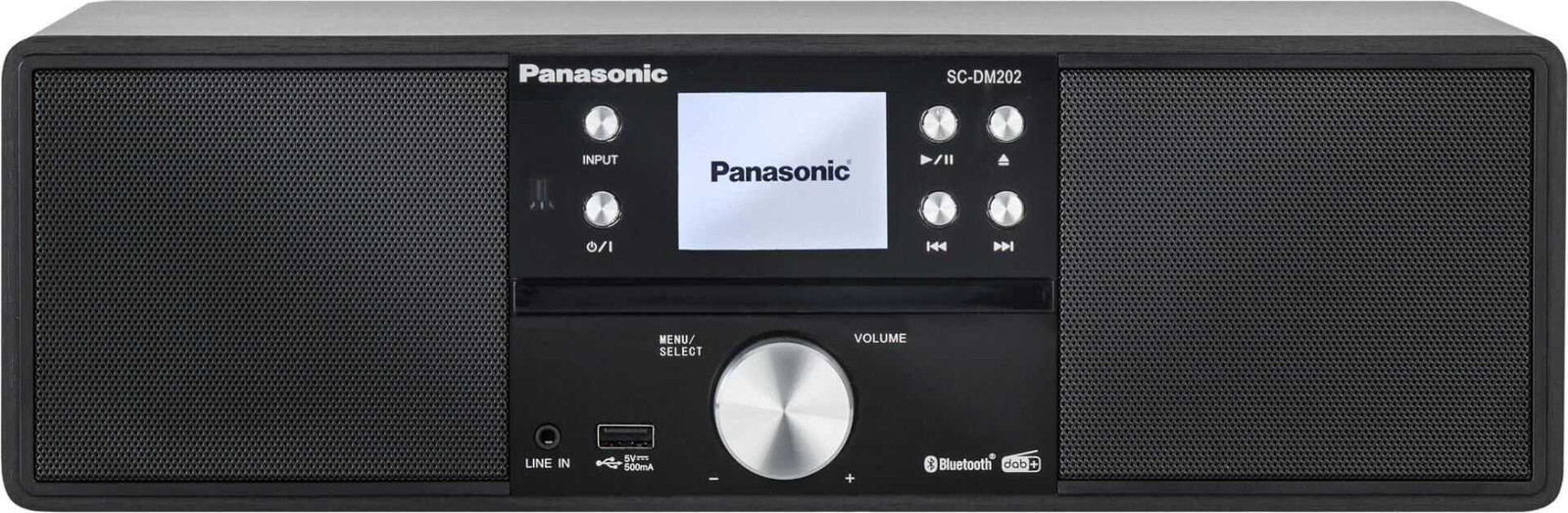 Panasonic SC-DM202EG-K Mini Hi-Fi Systeem, zwart