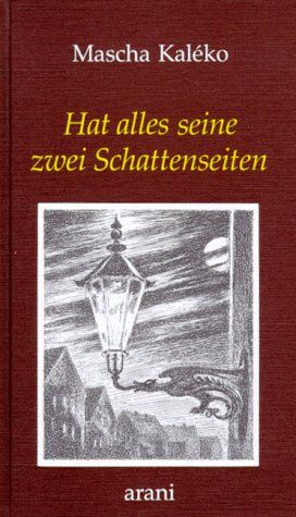 Mascha Kaléko - Hat alles seine zwei Schattenseiten - Preis vom 17.10.2026 19:25:27 h
