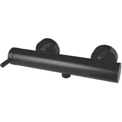 Beitz & Walz Aqvadesign Brause-Ehm. 1/2" / rund / neu / schwarz
