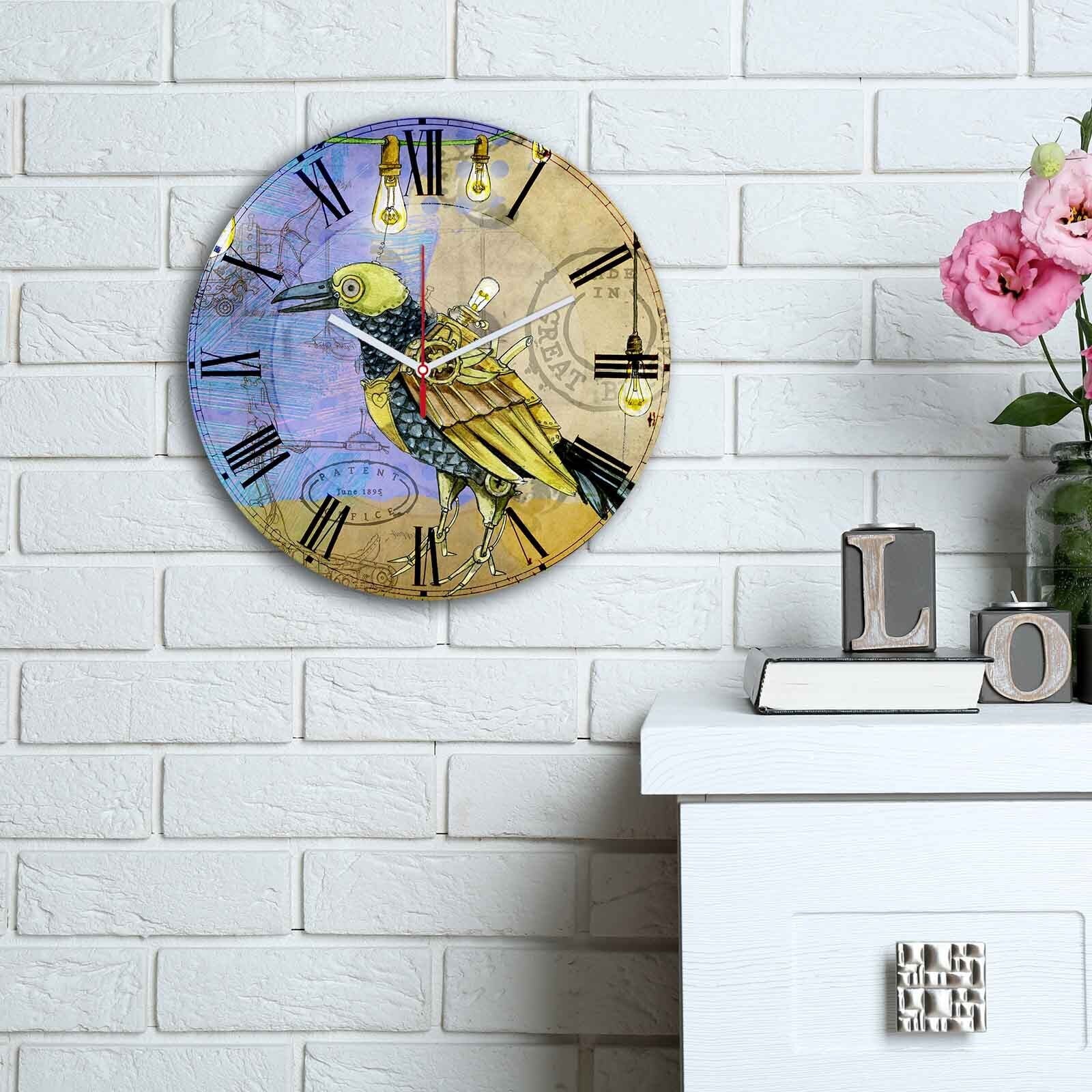 Opviq Wandklok, Diameter: 30 cm