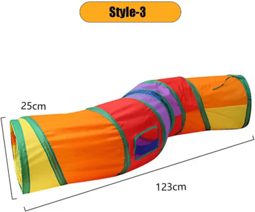 Inspire Picks Foldable Cat Tunnel Toy For Interactive Play, Exercise & Exploration style 3