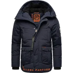 STONE HARBOUR Herren Stylische Outdoorjacke Winterjacke mit Teddyfell Innenfutter Admaroo