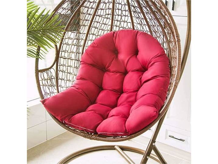 Coussin de Chaise Suspendue Coussin de Balançoire WOVTE Coussin de Balancelle Coussin de Siège épais rose rouge