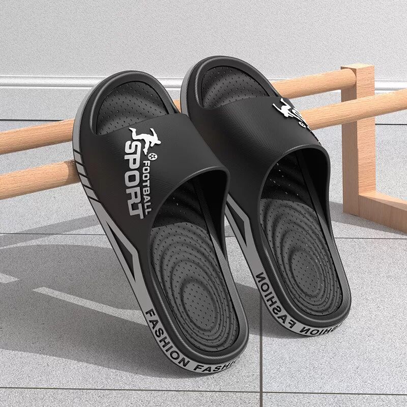 INF Pantoufles de salle de bain antidérapantes pour hommes S