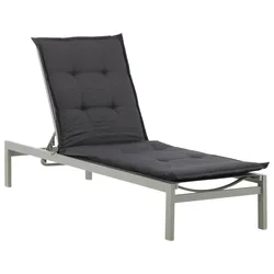 Liegenauflage Cushion ca. 60x193 cm Dunkelgrau
