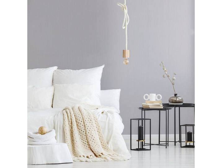 home24 Vliesbehang Teri 53 x 1005cm lichtgrijs