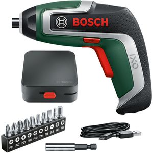 Bosch Akkuschrauber IXO 7, 06039E0000, 3,6V / 2,0Ah, mit LED-Licht, Bitset & Box, 5,5 Nm