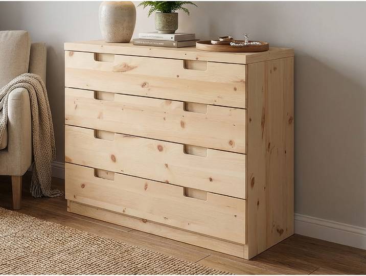 Zirbenkommode „Lukas“ 100 cm Massivholz Zirbe