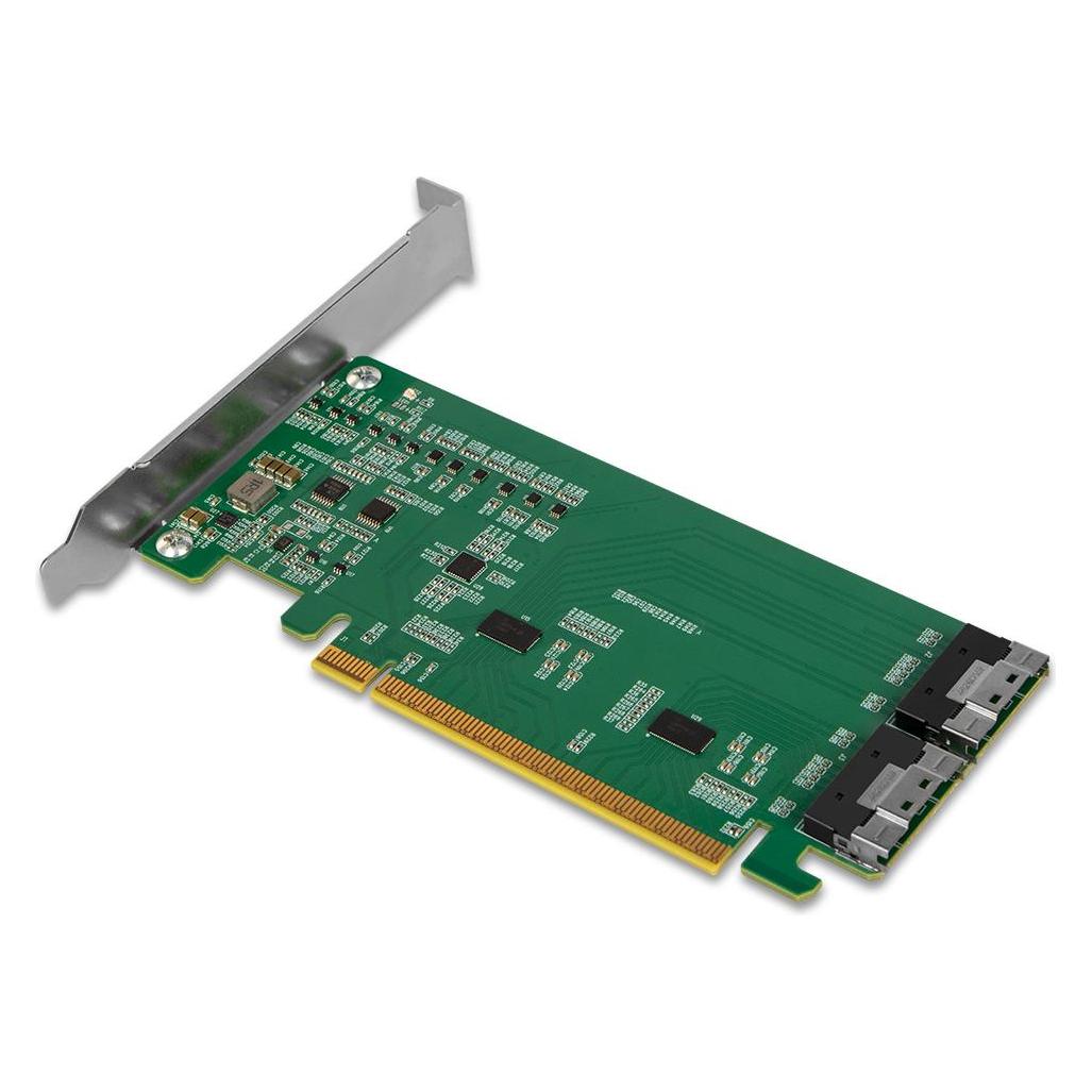 Icy Dock IcyDock Adapter 2x SlimSAS 8i to PCIe Adapter with Redriver (MB308A)