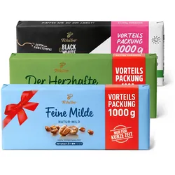 Tchibo - Vorteilspackungen Probierset Filterkaffee - 3 x 1 kg Gemahlen