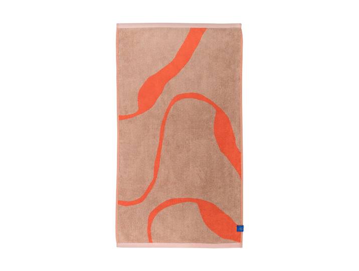Mette Ditmer Nova Arte badhanddoek 70x133 cm Latte-orange