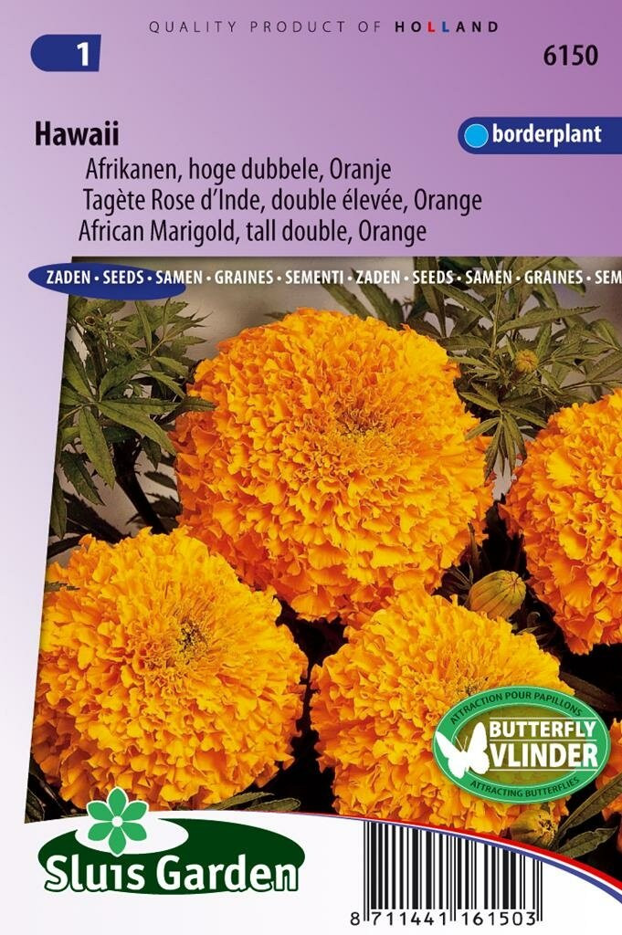 Sluis Garden Tagetes Erecta zaden Hawaii afrikaantje