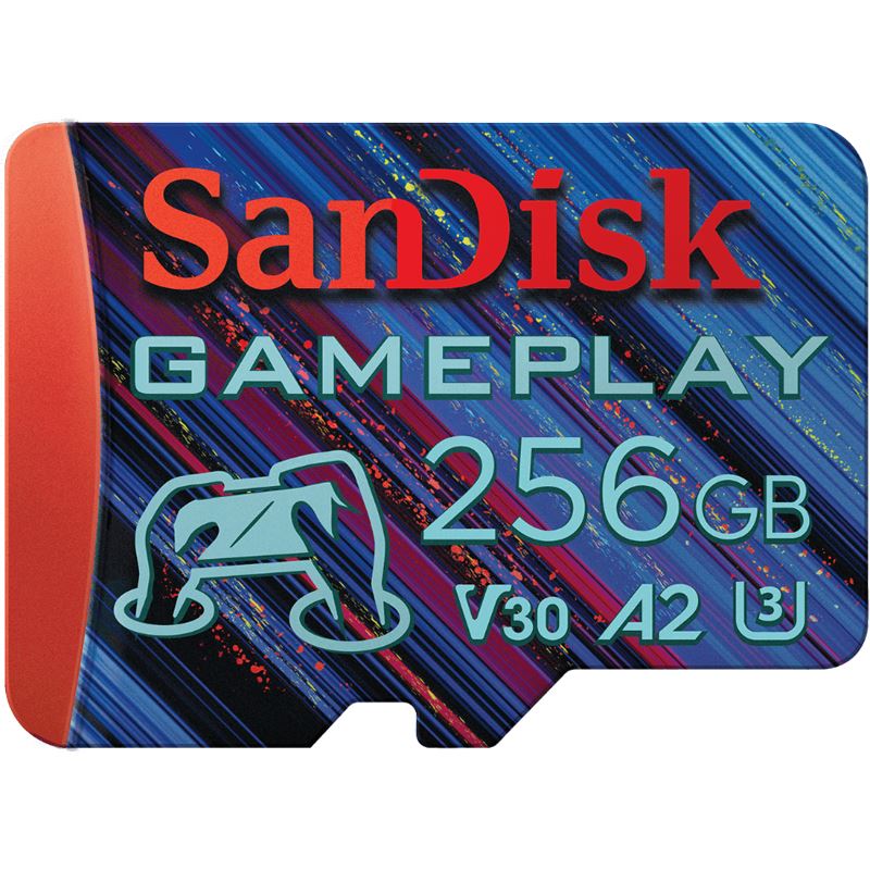 256GB SanDisk GamePlay - Flash-Speicherkarte - A2 - microSDXC UHS-I