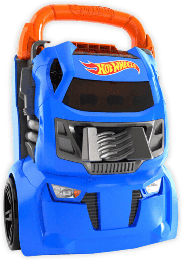 Hot Wheels Battle Plus Launcher Car Case - Dual-Purpose Design for Kids - Mattel