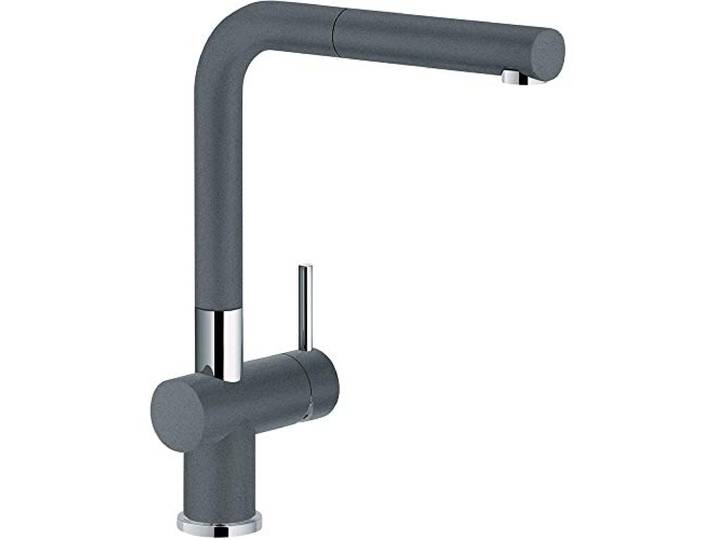 FRANKE 115.0373.890 Fragranite Spültischbatterie mit Zugsauslauf Active Plus Pull-Out, anthrazit