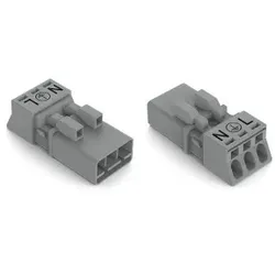 Wago 890-253/060-000 Stecker,3-polig,grau 890253060000  - 50 Stück