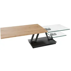 Akante Couchtisch Naxos Holz Braun Eiche