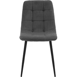 HTI-Living, Stühle, Esszimmerstuhl Mesa Cordstoff Grau