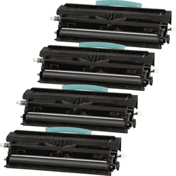 4 Kompatible Toner ersetzt Lexmark X203A11G Multipack schwarz