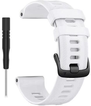 Inspired Finds Sports Silicone Replacement Strap For Garmin Forerunner 965 955 945 935 745 22mm Soft, Durable, And Adjustable Watch B white for Forerunner 965
