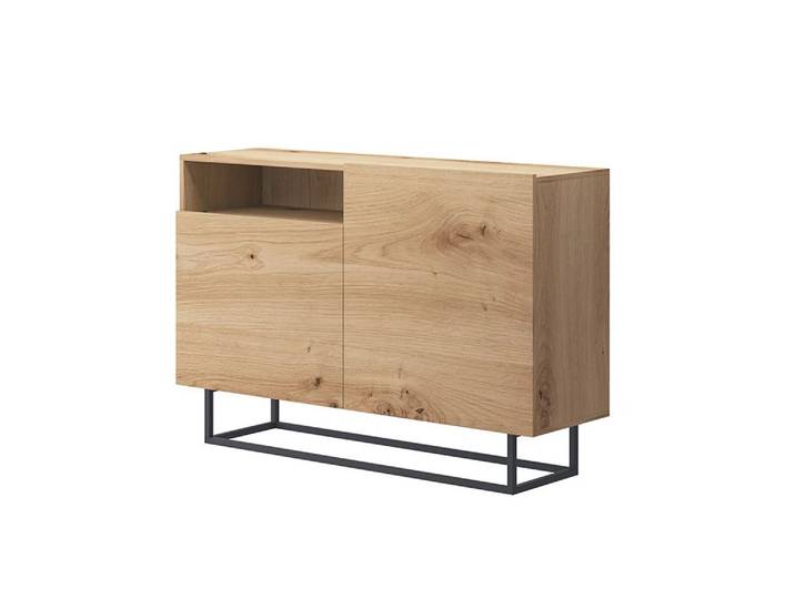 Kommode in Eiche Dekor DUVA 120x37 cm