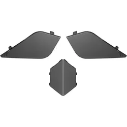 LS2 Visierschrauben und Abdeckung für MX701 Explorer - schwarz