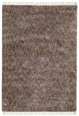 Style Haven Aire Multi-colored Static Solid Shag Tassel Fringe Area Rug.