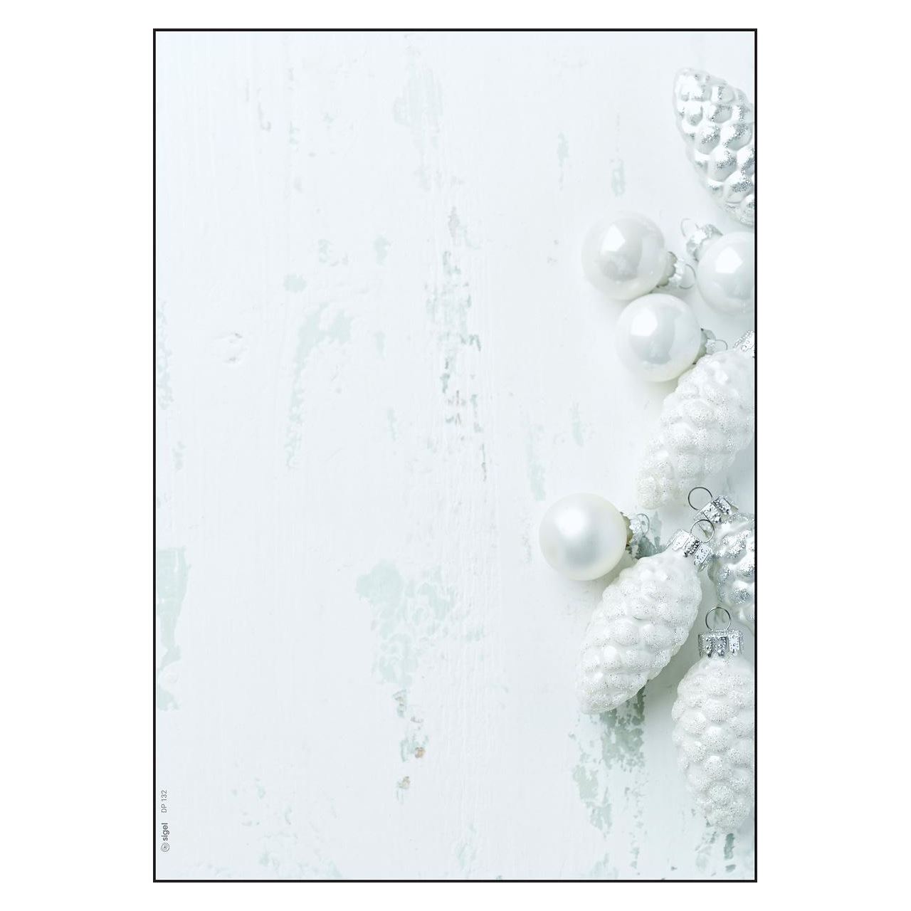 SIGEL Weihnachtsbriefpapier Modern Christmas Motiv DIN A4 90 g/qm 100 Blatt