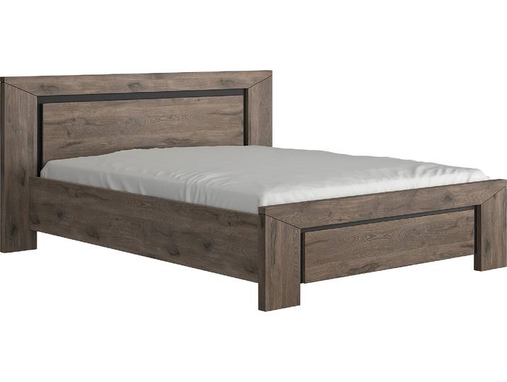 Jugendzimmer-Set, Spanplatte, Braun, 160×200 cm, Ohne Matratze, GAMI Brugge