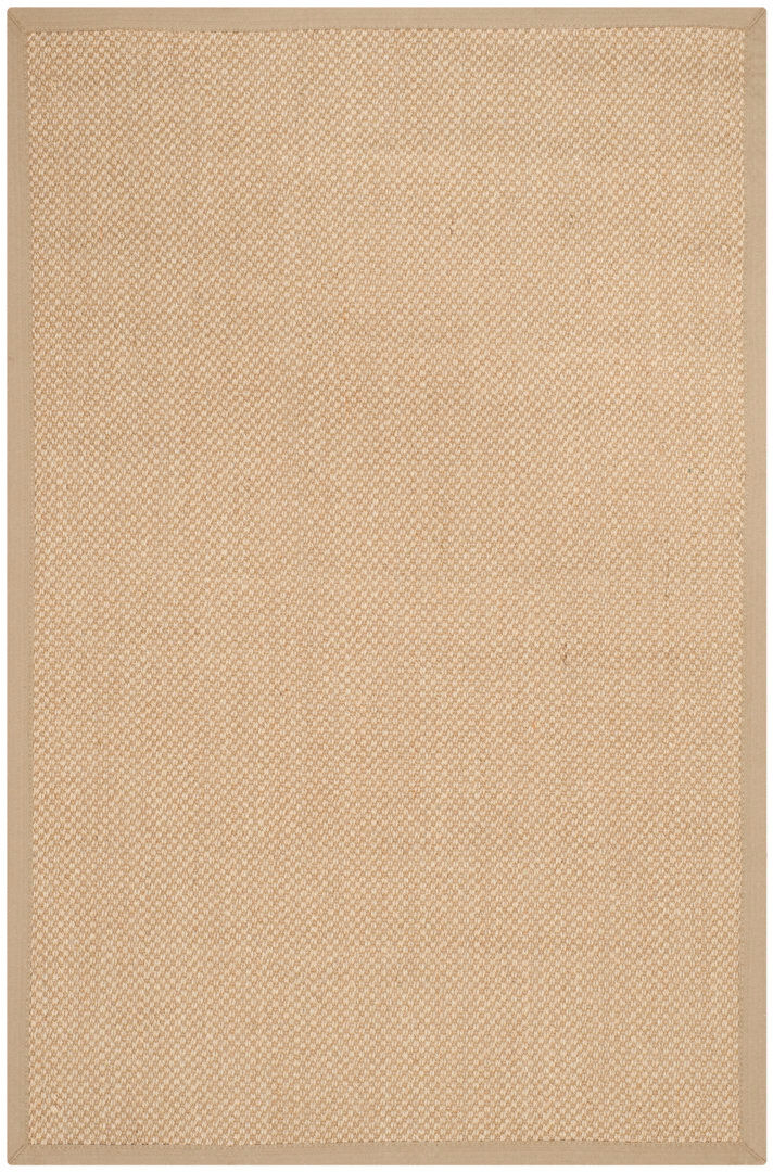 Blue Elephant Benevides Machine Woven Tan Rug Tan Rectangle 122 x 183cm