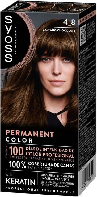 Syoss Tinta Permanent #4-8 Castanho Chocolate