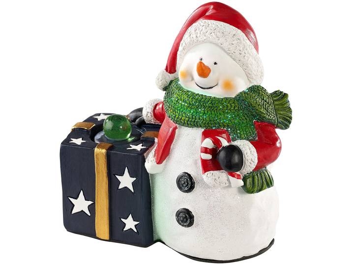 Weihnachtlicher Schneemann Lautsprecher mit Bluetooth, 8 Watt