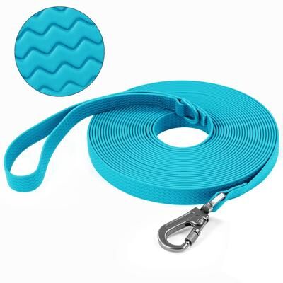 Uplifted Finds All Weather PVC Waterproof Long Training Leash blue 10 M