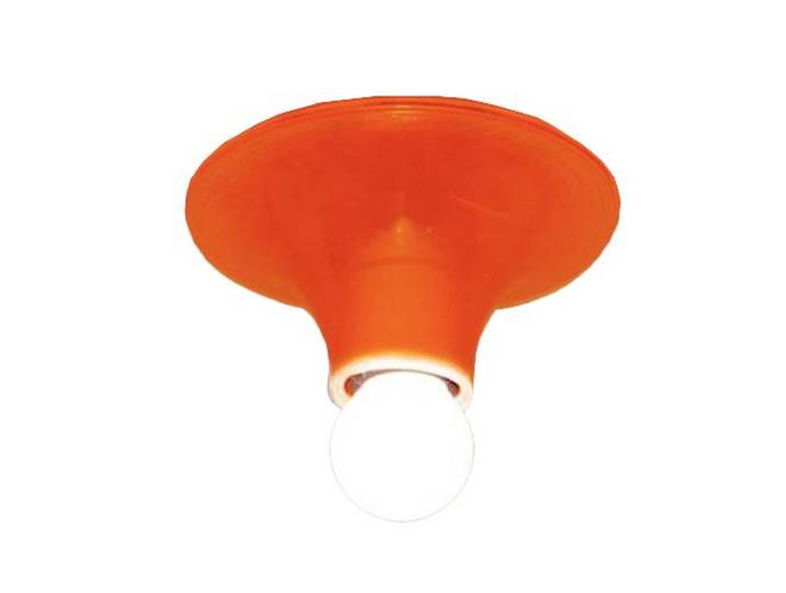 ARTEMIDE lampe murale applique ou lampe de plafond plafonnier TETI (Orange - Polycarbonate)