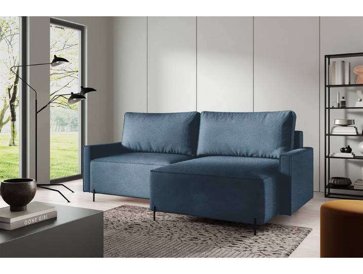 Fun Möbel Ecksofa Schlafsofa Sofa FUN CHINO in Stoff Now or Never, mit Bettkasten, Rundumbezug