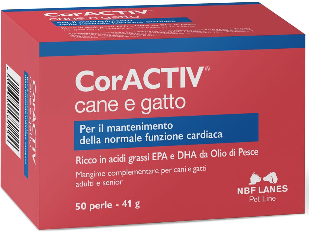 NBF LANES CorACTIV Mangime Complementare Cane e Gatto 50 PERLE