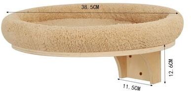 Uplifted Finds Wall Mounted Wooden Cat Climbing Shelves And Scratching Post wall Mounted Nest