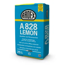 Ardex A828LEMON Wandfüller und Flächenspachtel mit Citrusduft 25 kg Papiersack