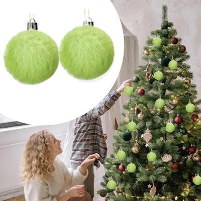 Multicon Wholesale Hub Plush Christmas Ball, Christmas Tree Decoration, Christmas Party Decor, Holiday Furnishings, Tree Home Decor Set Plush Christmas Ball, Christmas Tree Decoration, Christmas Party Decor, Holiday Furnishings, Tree Home Decor Set