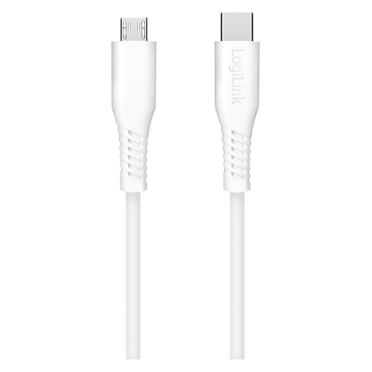 LogiLink USB C - Micro USB B (2 m, USB 2.0, 12 W) (CU0244)