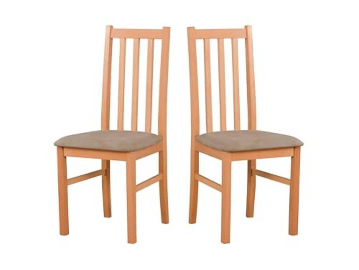 LeafDesign Küchenstühle 2er Set - Stuhl Buche Massiv - Esszimmerstuhl 120 kg - Stühle Esszimmer 2er Set - Holzstuhl - Esstischstühle - Esszimmerstühle Holz - Natur buche - Soro 23