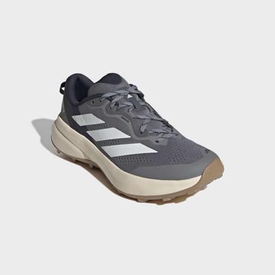 Trailrunningschuh ADIDAS TERREX "TRACEFINDER PLUS", Herren, Gr. 41, grau (grau three, sanftes weiß, legend ink), Synthetik, Textil, Schuhe, für mehr Grip