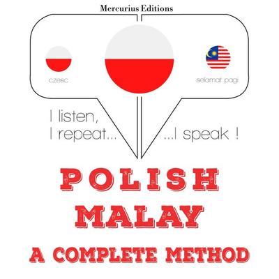 Polski - malajski: kompletna metoda - JM Gardner, Audio, 9782821132320