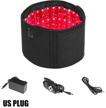 Uplift Essentials Red Light Therapy Belt With Infrared LED Pad For Slimming And Muscle Recovery black Us
