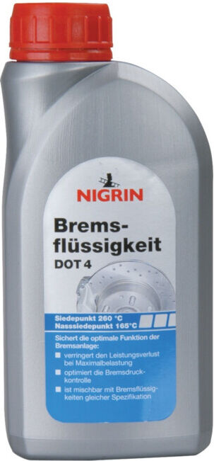 Nigrin Liquide de frein DOT 4, 500 ml bidon