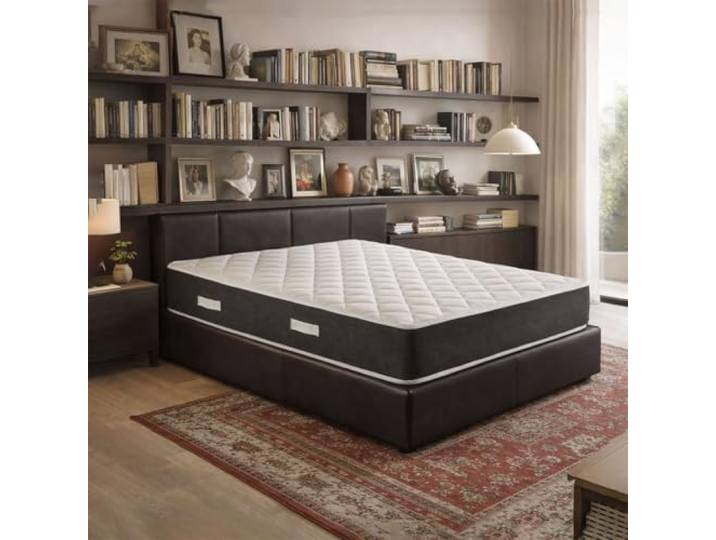 GEEMMA s.r.l. Matratze für Einzelbett, 110 x 195 cm, bequem, aber wärmt nicht, orthopädische Matratze, Höhe 24 cm, gegen Rückenschmerzen, hergestellt in Italien, hypoallergen – Modell Prime 24
